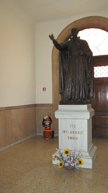 Image result for Go Set the World on Fire . St. Ignatius statue in Rome