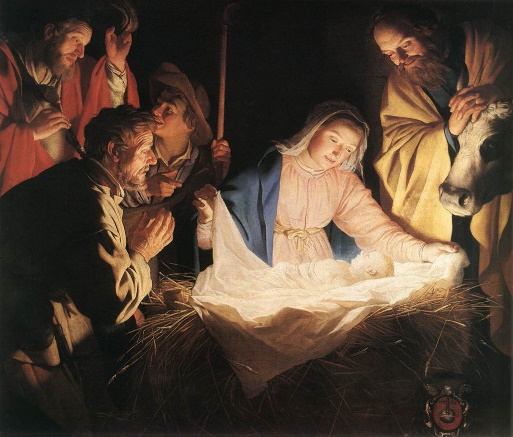 The Adoration of the Shepherds by Gerrit van Honthorst